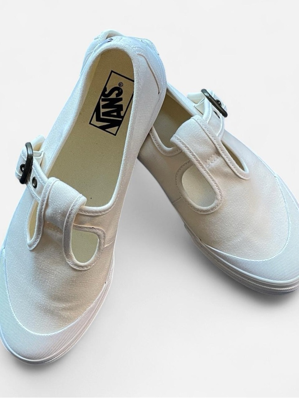 Vans cream Style 93 Mary Jane T-strap sneakers - Picture 2 of 5